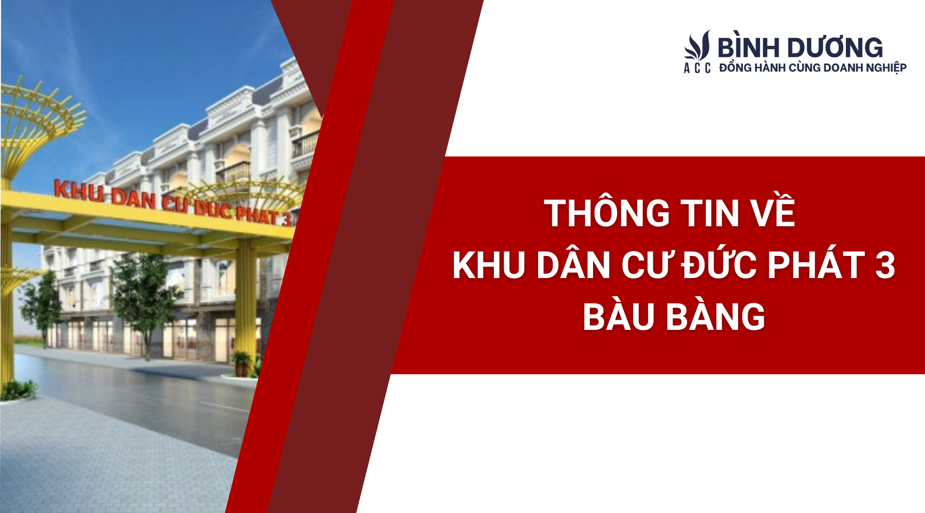 Thông tin về Khu dân cư Đức Phát 3 Bàu Bàng