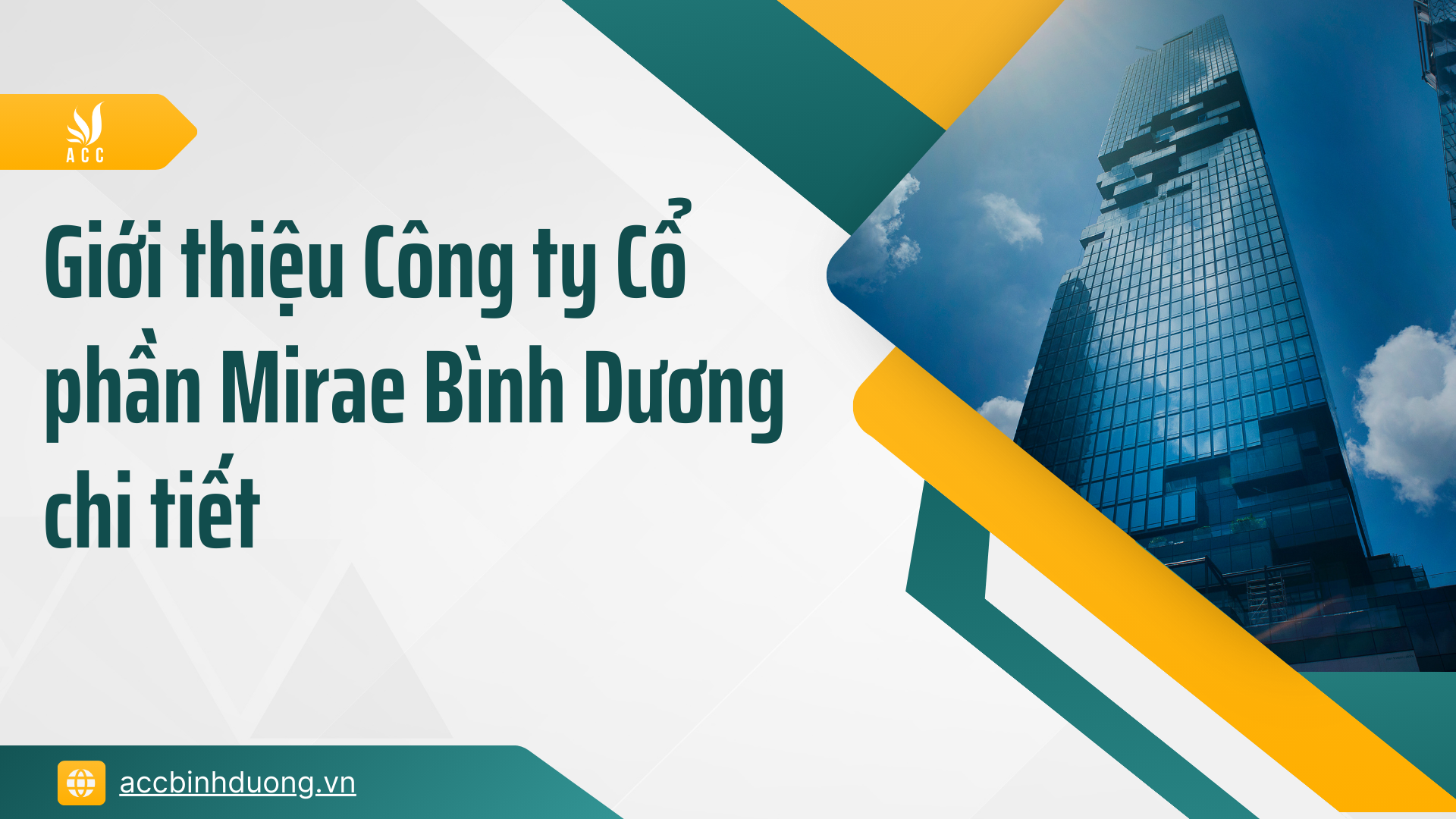 Giới thiệu Công ty Cổ phần Mirae Bình Dương chi tiết