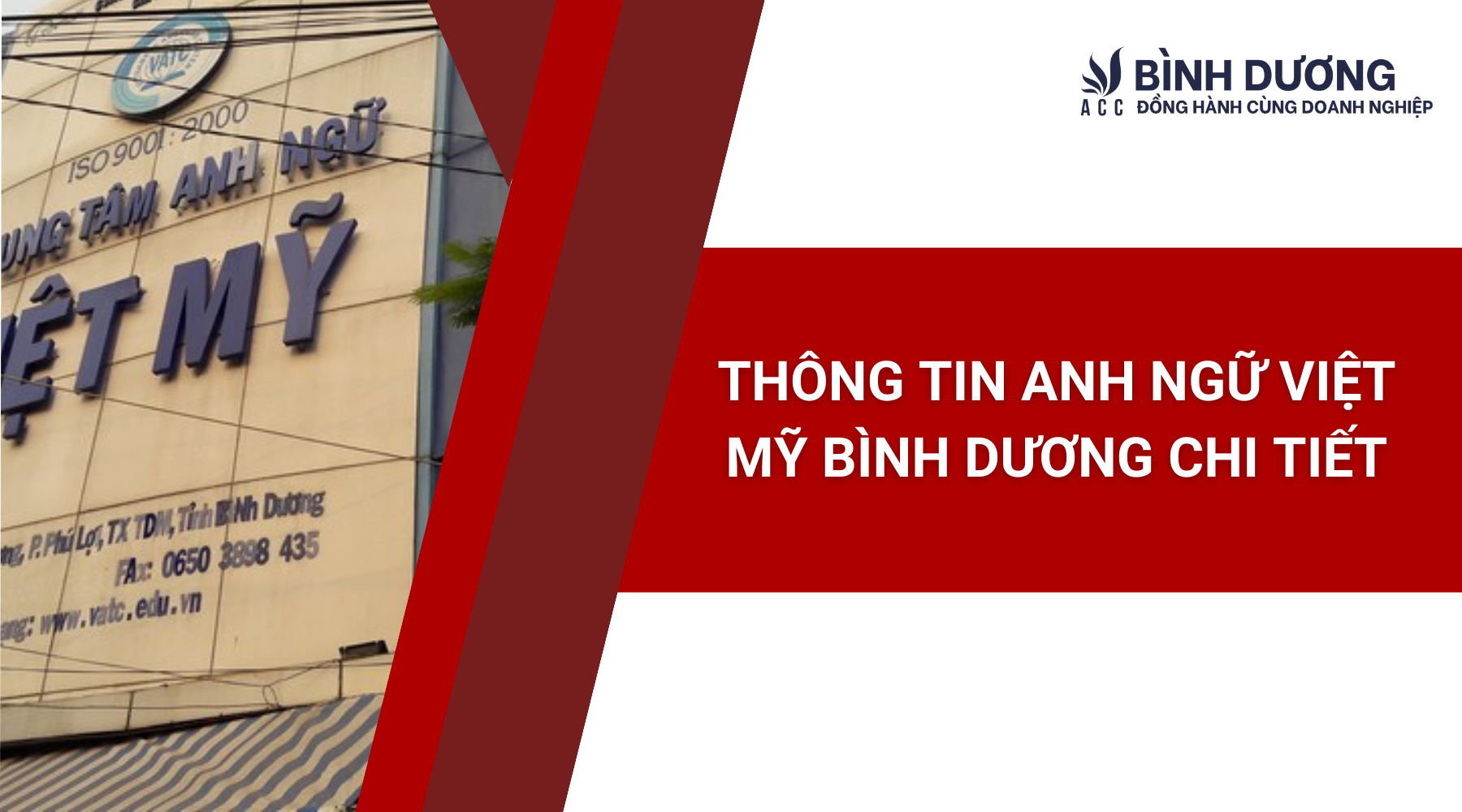 Thông tin Anh ngữ Việt Mỹ Bình Dương chi tiết