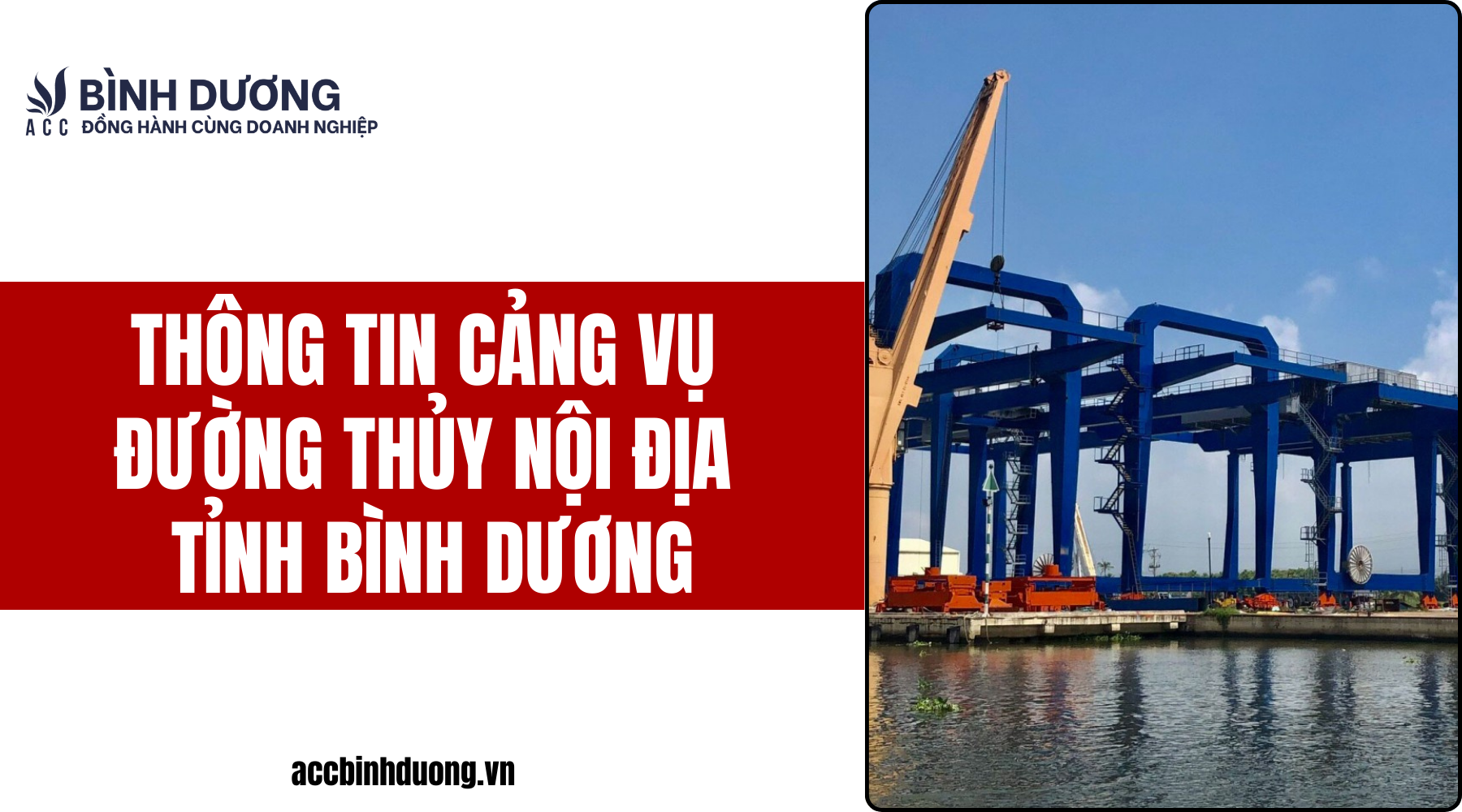 Thông tin Cảng vụ Đường thủy nội địa tỉnh bình dương