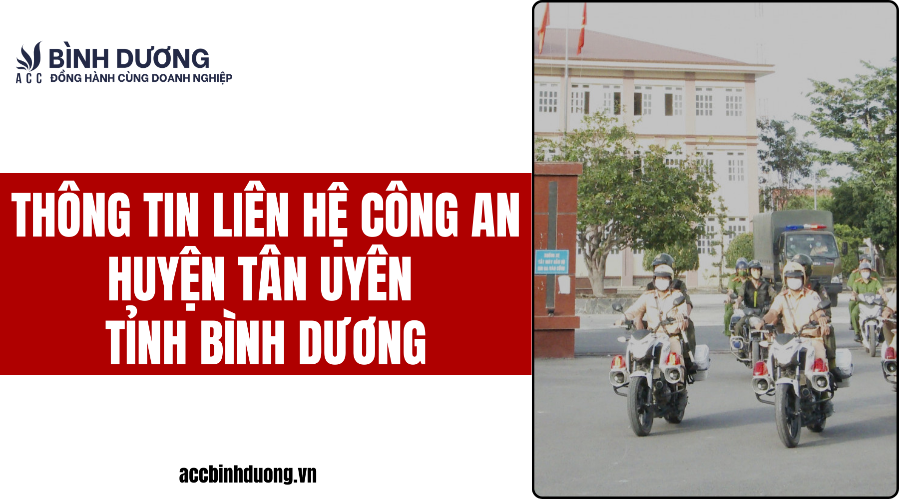 Thông tin liên hệ công an huyện Tân Uyên tỉnh bình dương