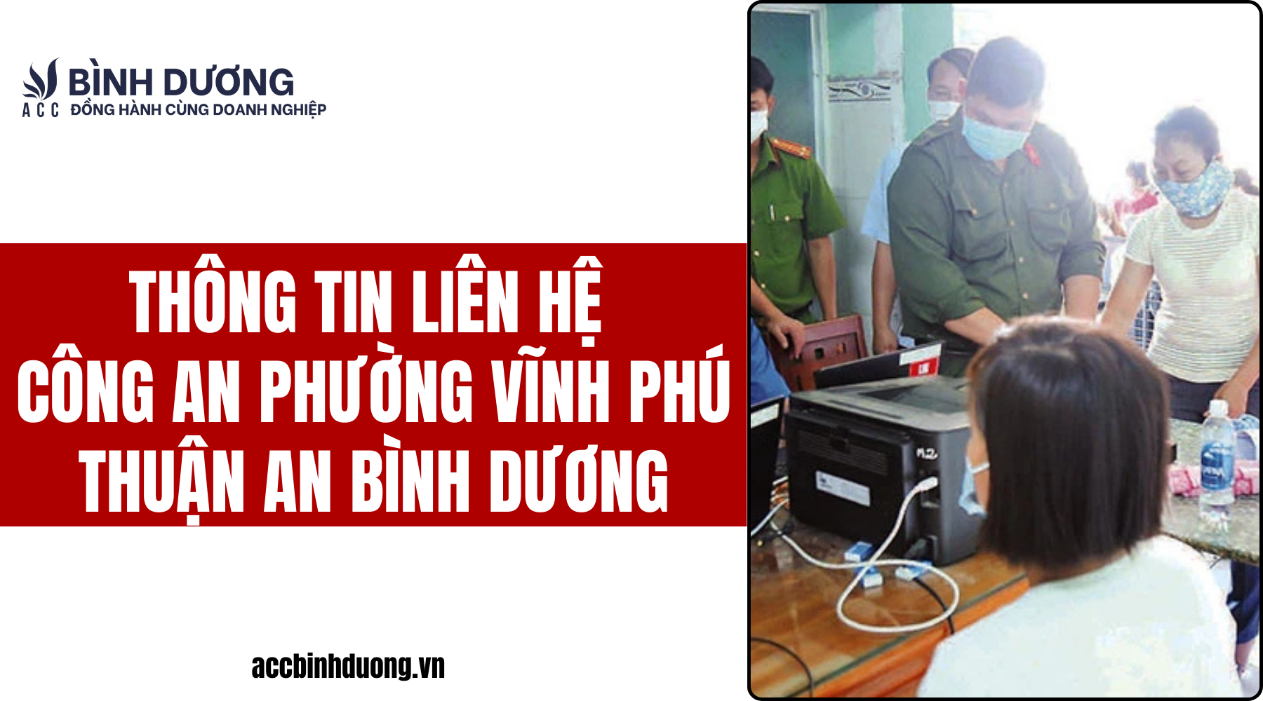Thông tin liên hệ công an phường Vĩnh Phú Thuận An bình dương