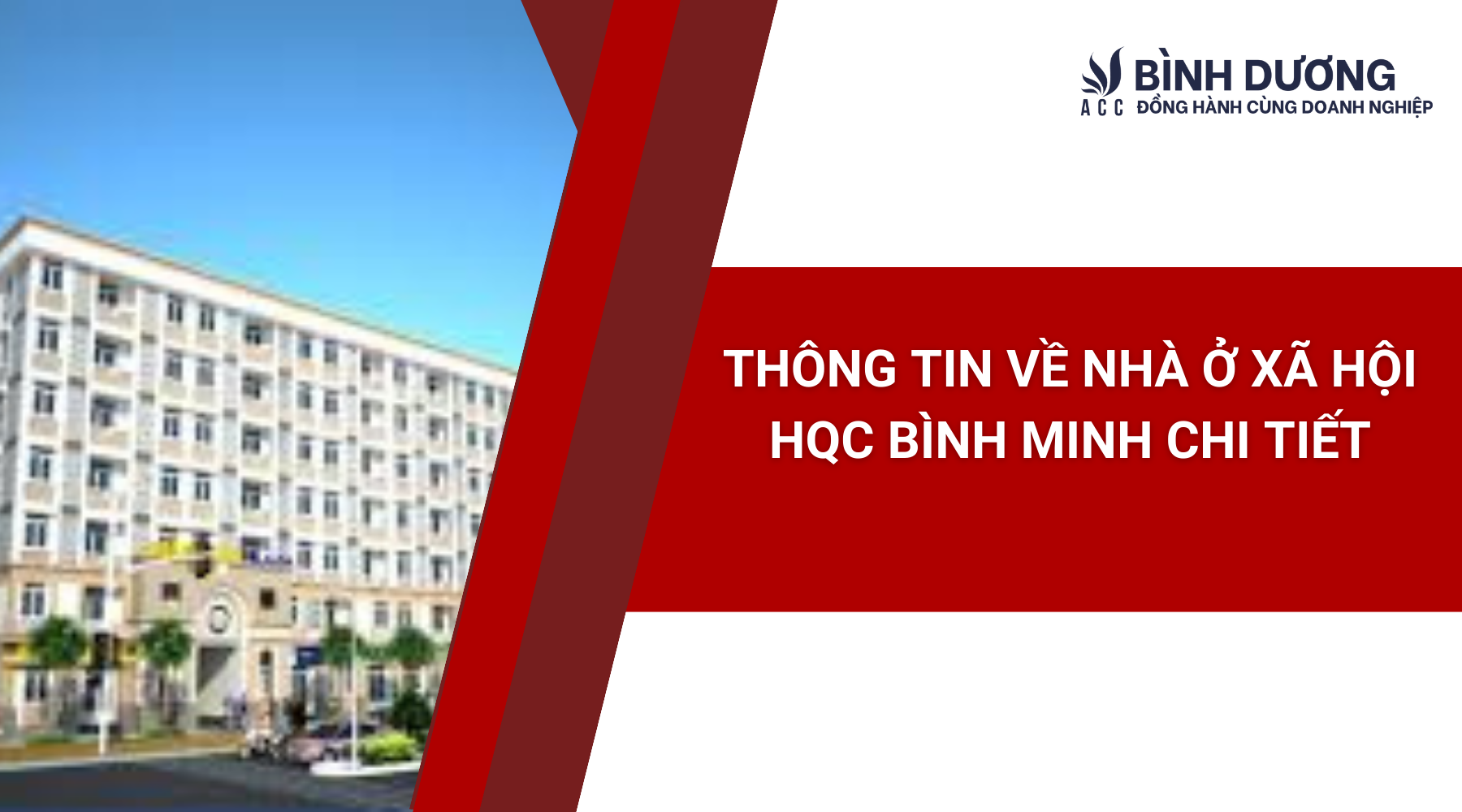 Thông tin về Nhà ở xã hội HQC Bình Minh chi tiết