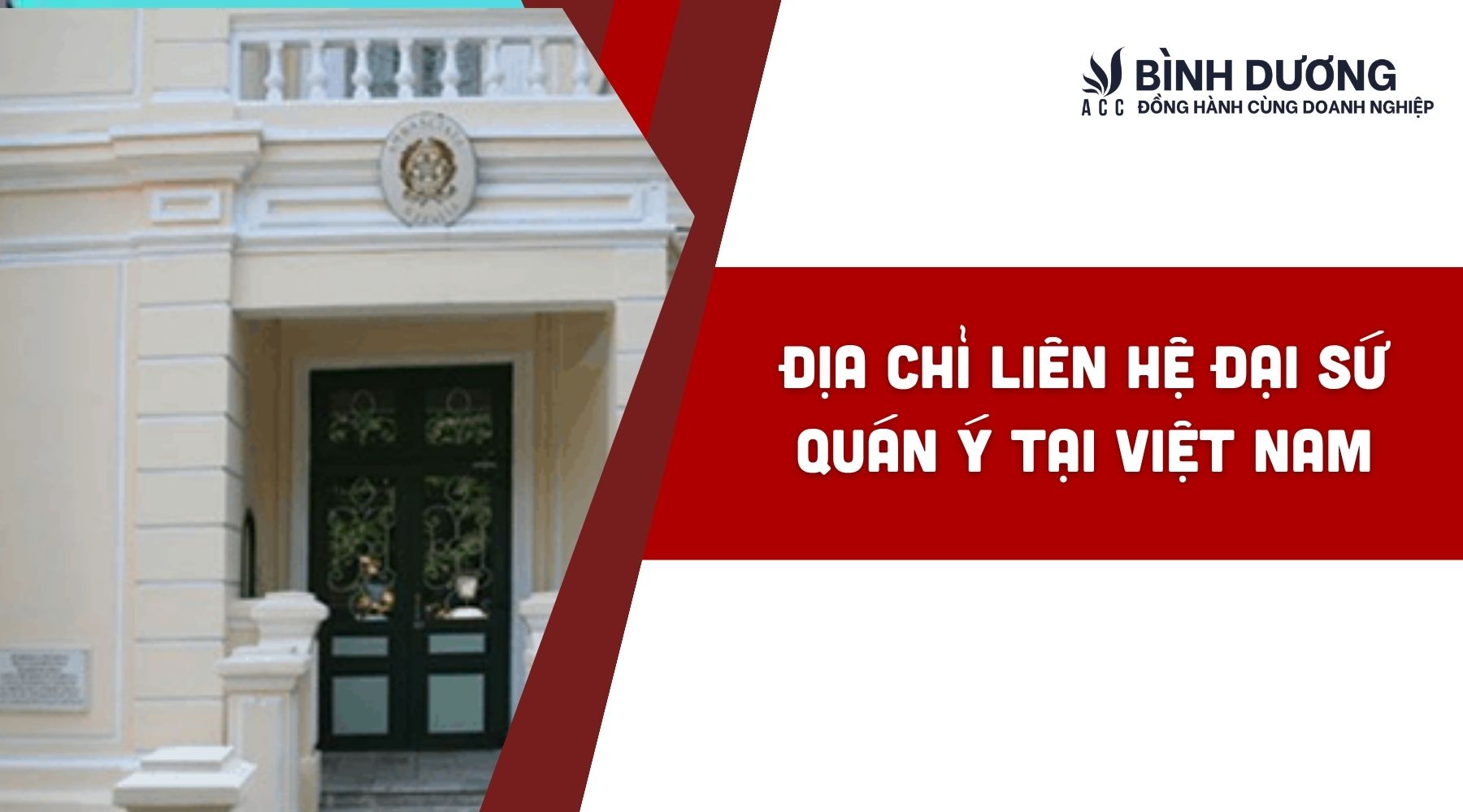 Địa chỉ liên hệ đại sứ quán ý tại Việt Nam