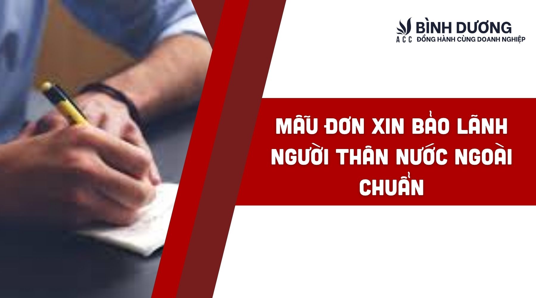 Mẫu đơn xin bảo lãnh người thân nước ngoài chuẩn