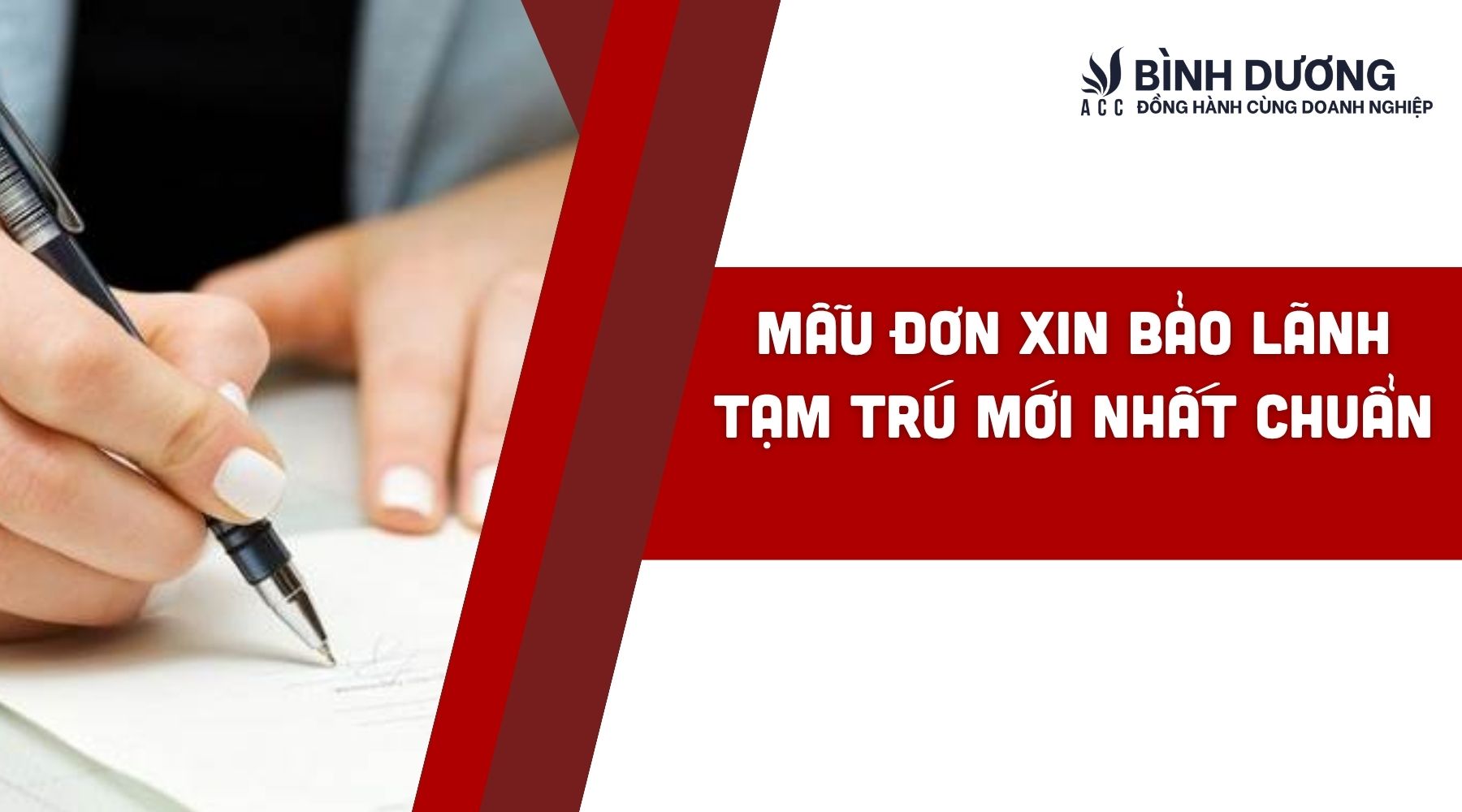 Mẫu đơn xin bảo lãnh tạm trú mới nhất chuẩn